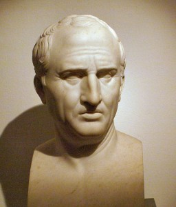 Marek Tulliusz Cyceron, popiersie autorstwa Bertela Thorvaldsena 1799 -1800, źródło Wikimedia Commons