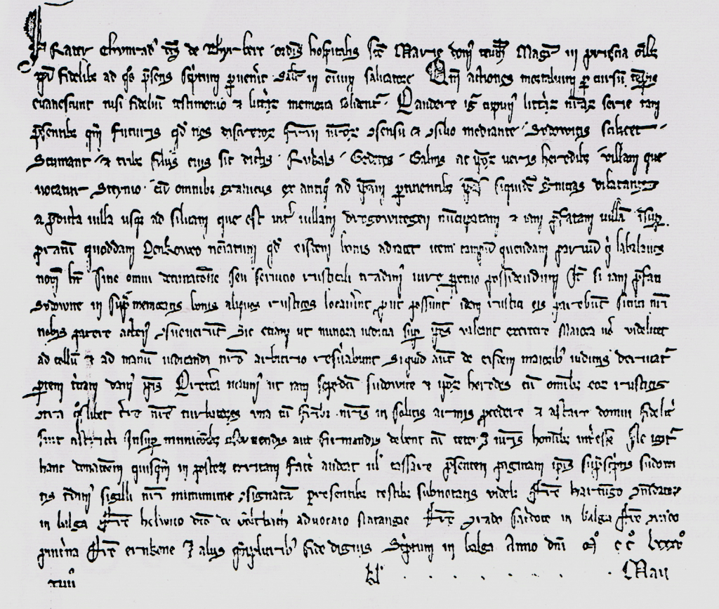 Stega , nadanie mistrza krajowego Konrada v. Thierberga z 18.4. 1285 dla Skomanda, In Natangen, Koln 1986.